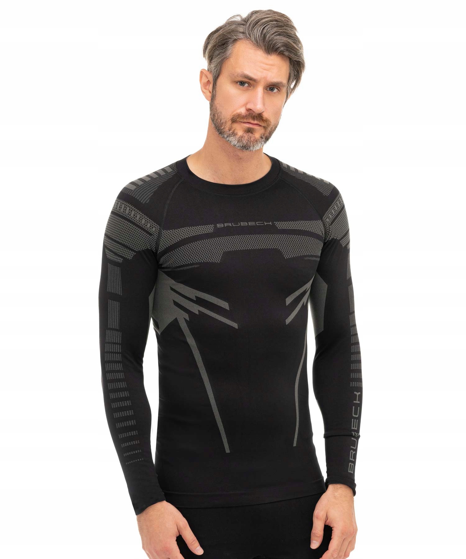 BIELIZNA MĘSKA TERMOAKTYWNA BRUBECK DRY KOMPLET BLUZA I SPODNIE XL Rozmiar XL