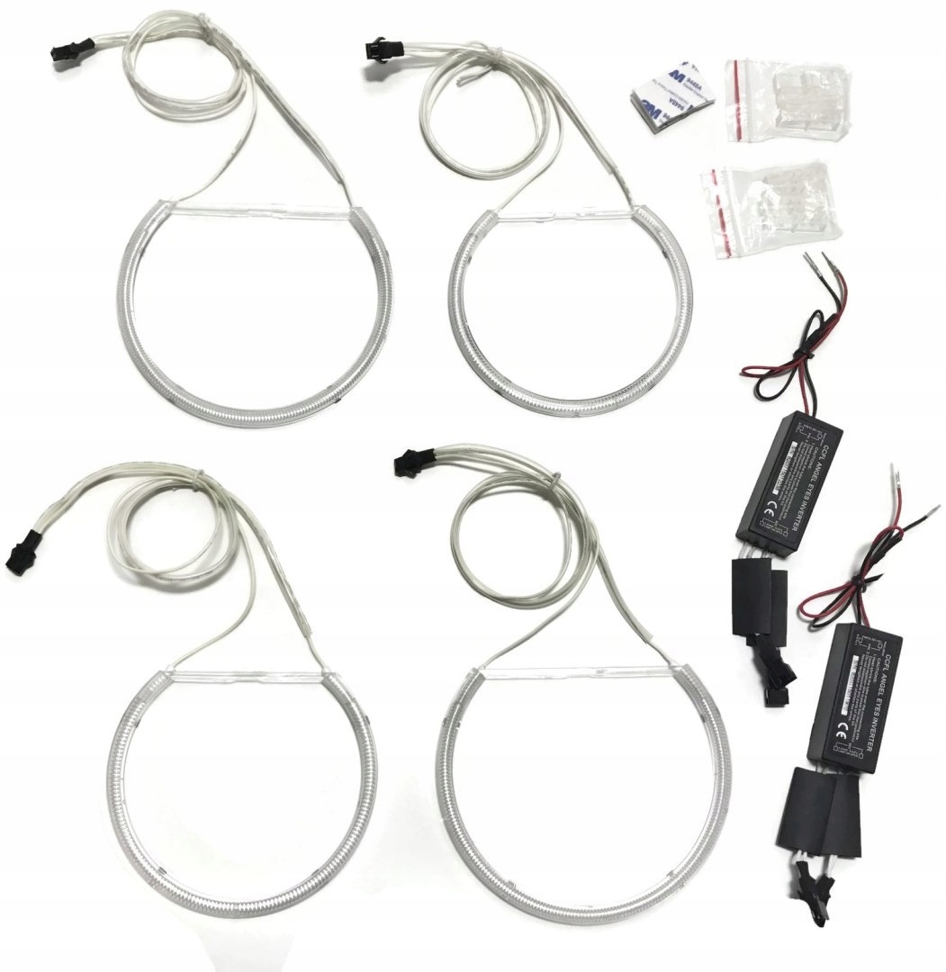Kroužky Ccfl Bmw E46 Halogen Angel Eyes Komplet