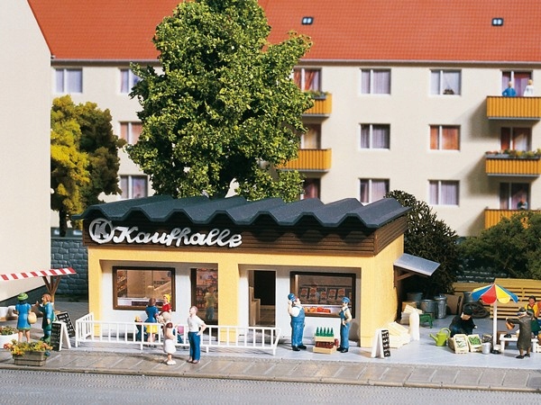 Auhagen 11406, Obchod, obchodní pavilon, měřítko H0