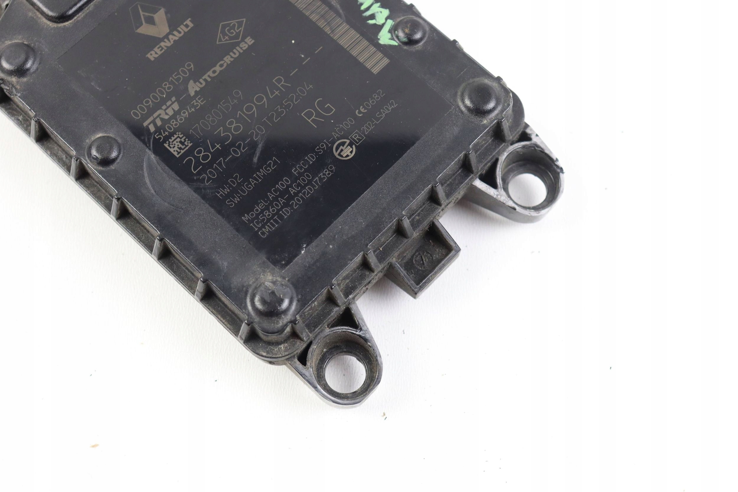 RENAULT TALISMAN MEGANE IV RADAR modulo SENSOR ACC 284381994R