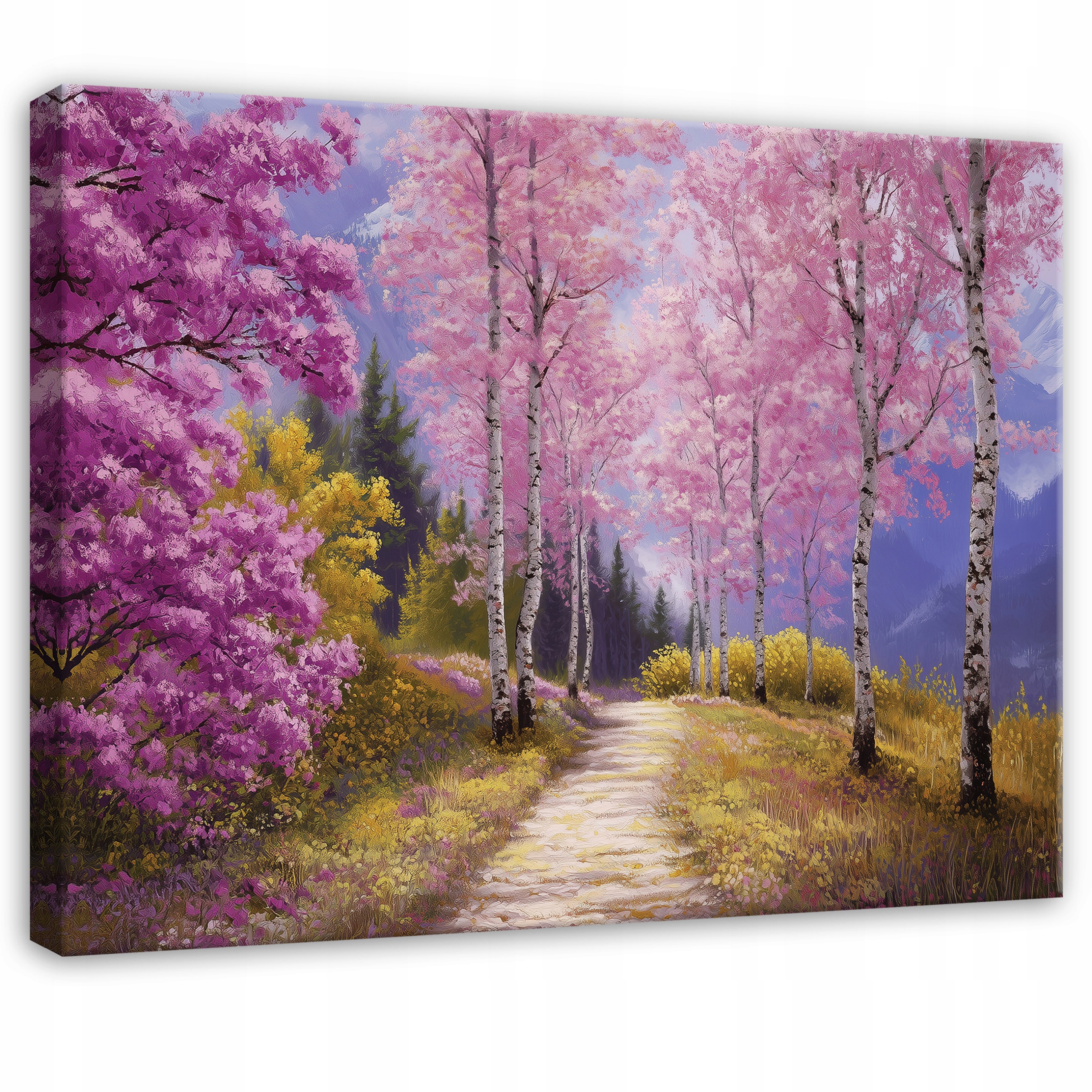 Obraz Les Stromy Břízy Příroda Krajina Do Ložnice Obývacího Pokoje Na Plátně 120x80