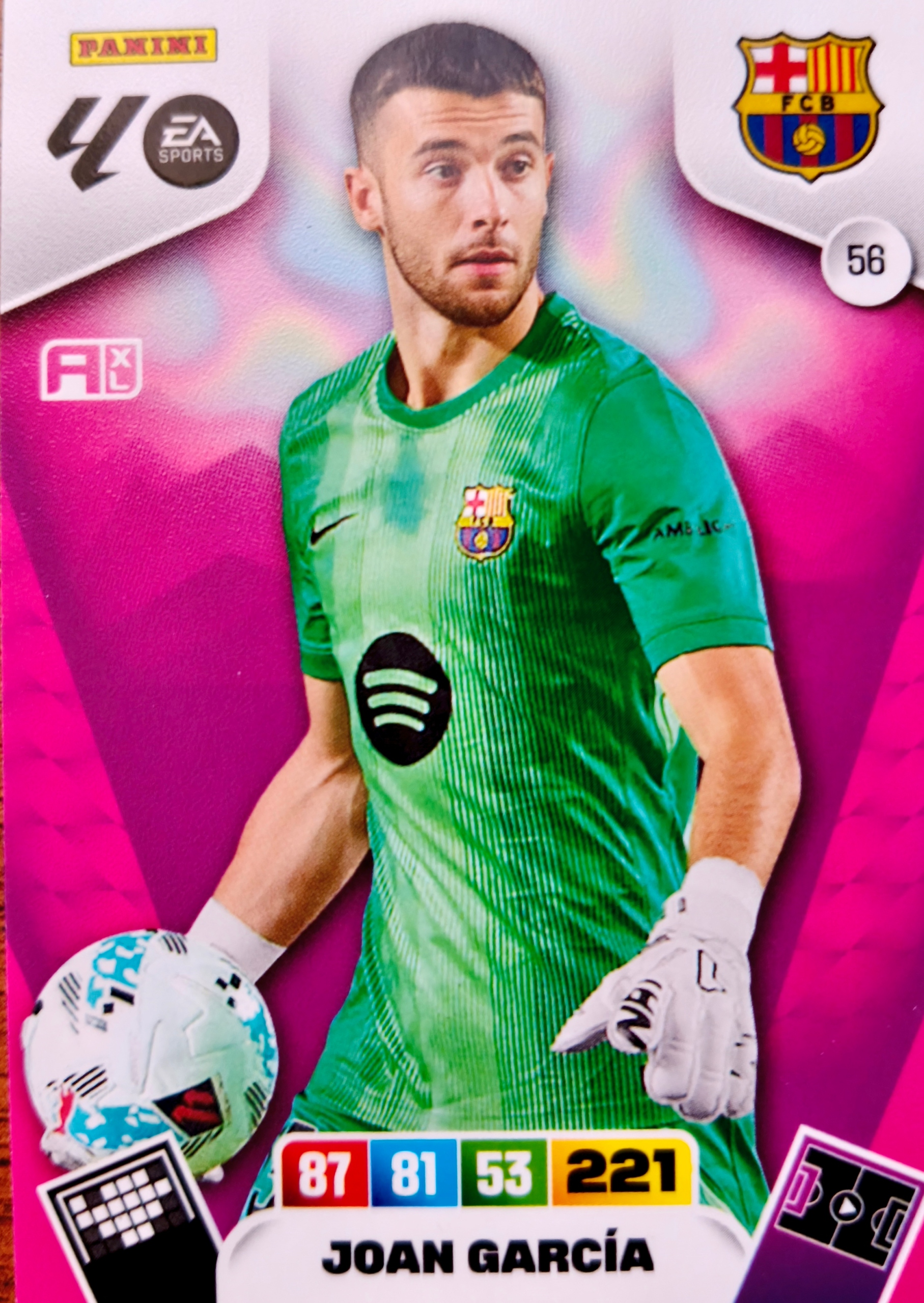 La Liga hiszpańska 2025-26 2026 Core 56 Joan Garcia Barcelona