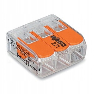 

Szybkozłączka Wago 221-413 3x0,14-4 mm2