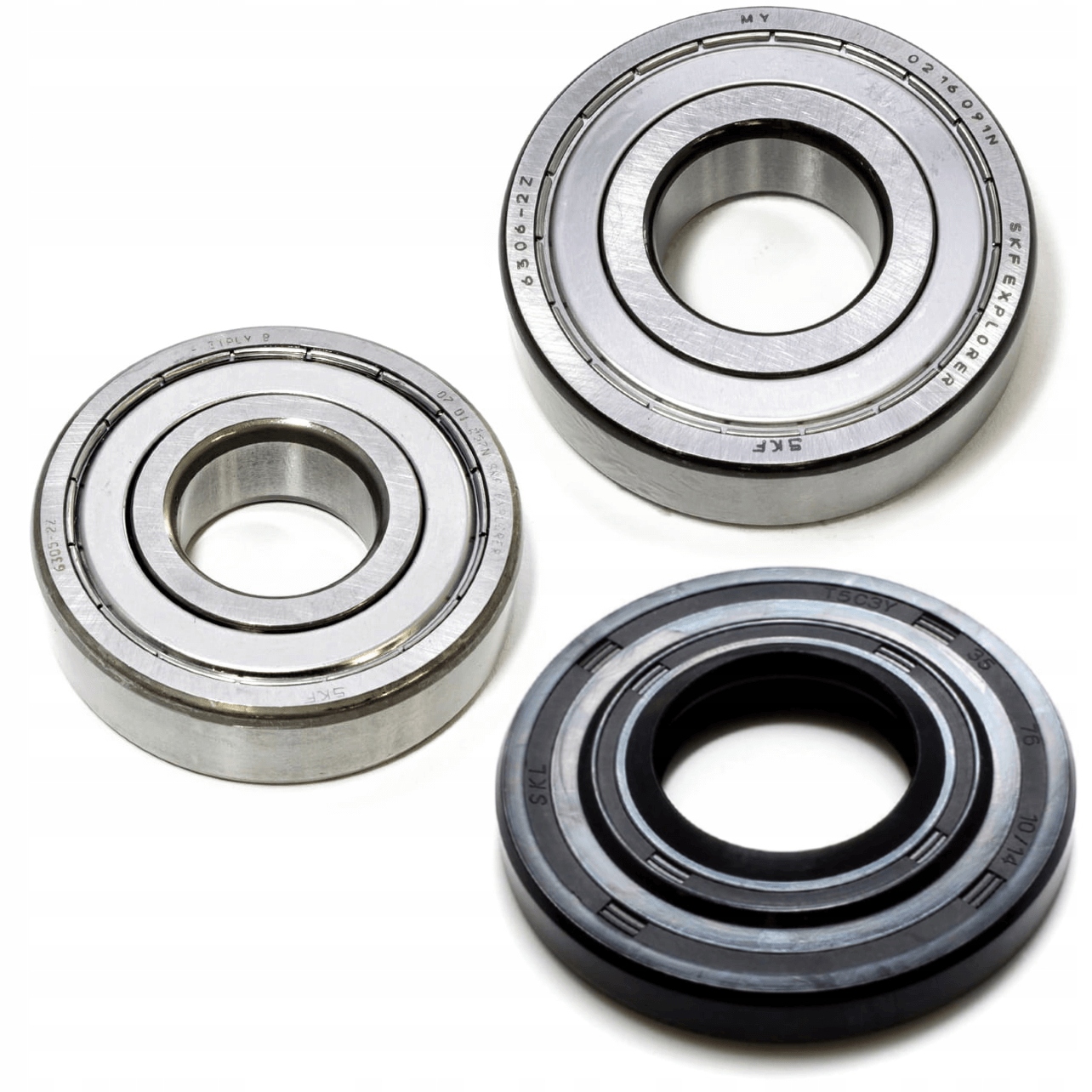 Łożyska i simmering pralki Miele 6305 6306 35X76X10/14 Skf