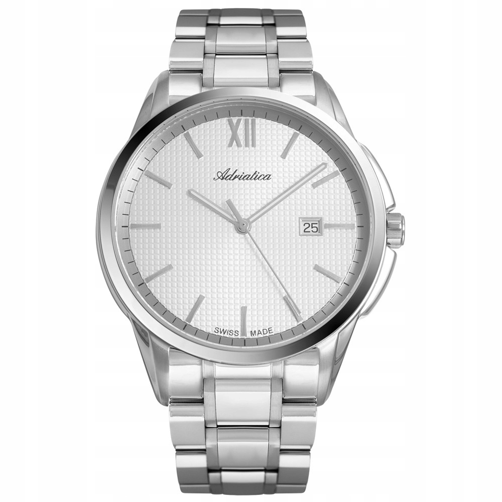 Pánské Hodinky Adriatica A1290.5163Q stříbrný náramek