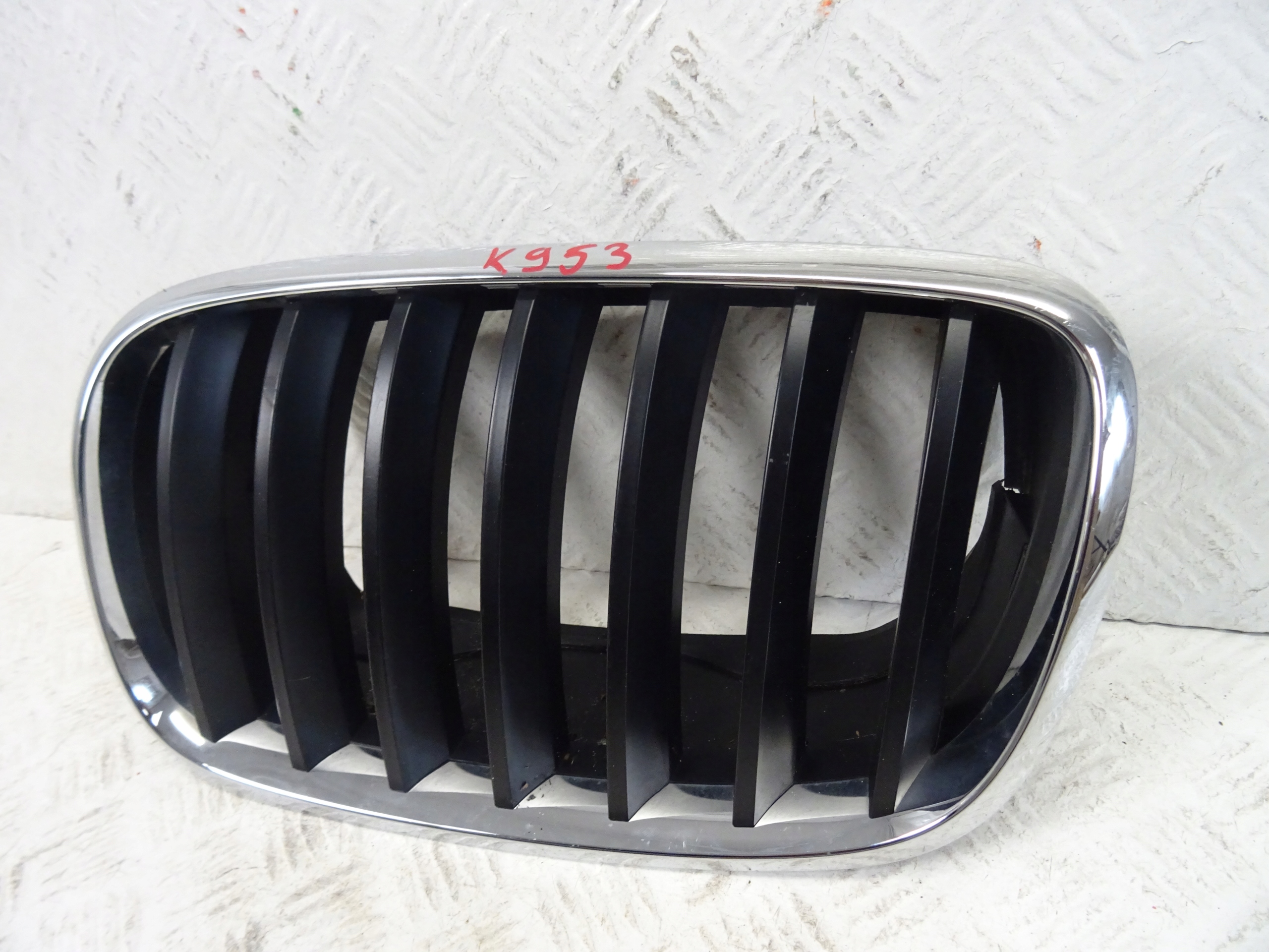 grill grille front front kidney grille left BMW X5 X6 E70 E71 51137171395
