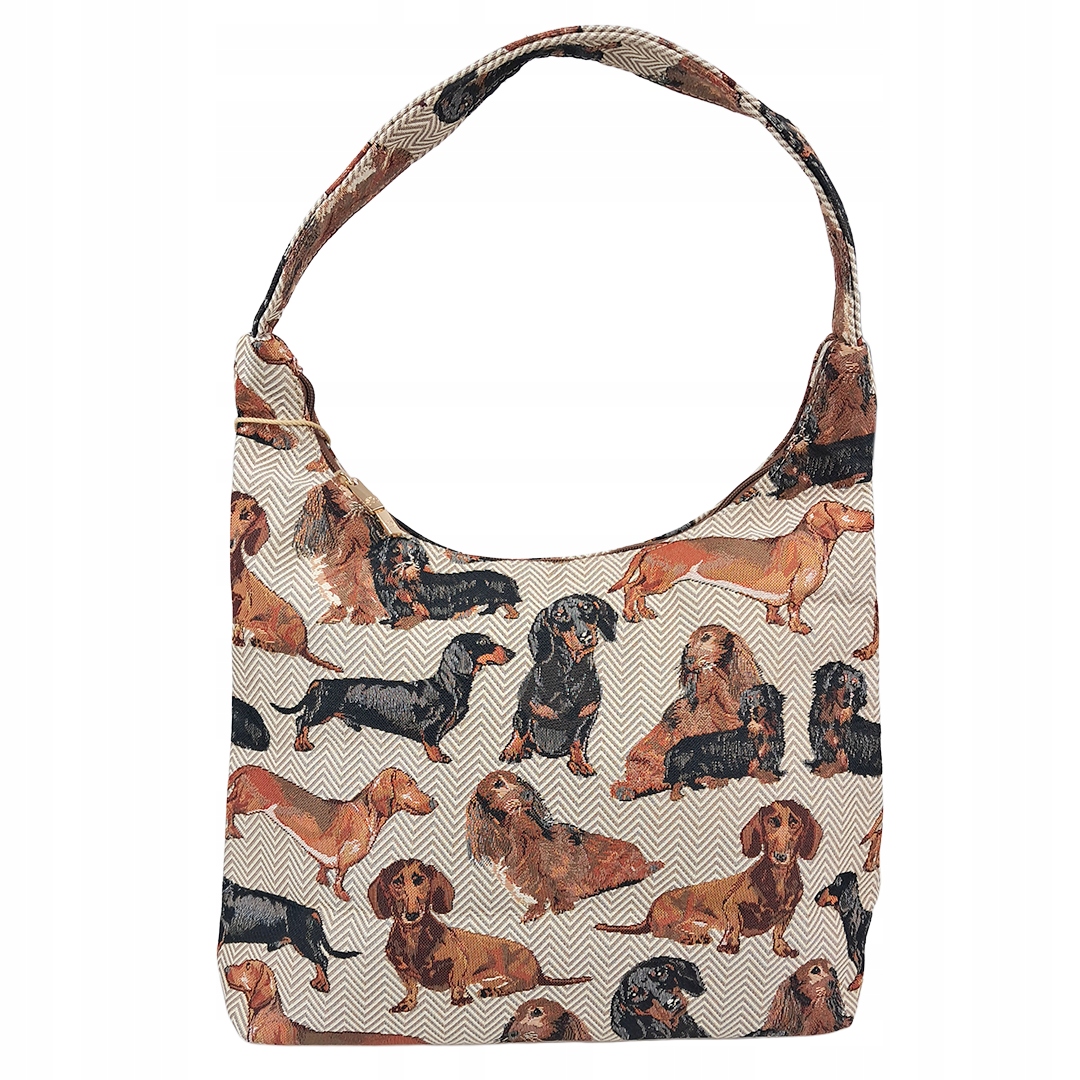 Taška látka gobelín 30x40 vzor Jezevčík pes