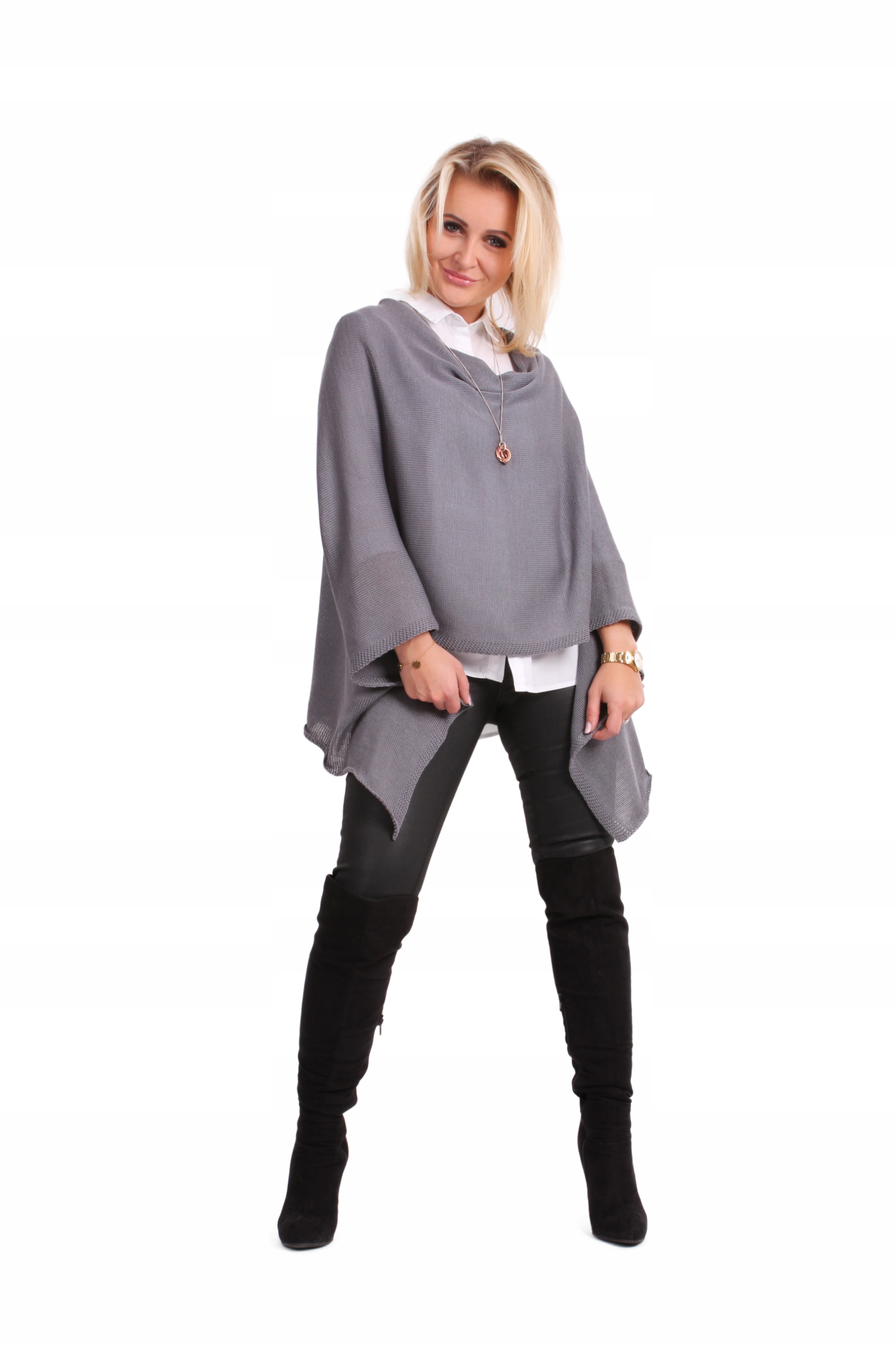 PASMANTEX ASTI WYJĄTKOWA NARZUTKA PONCHO BAWEŁNA Marka inna