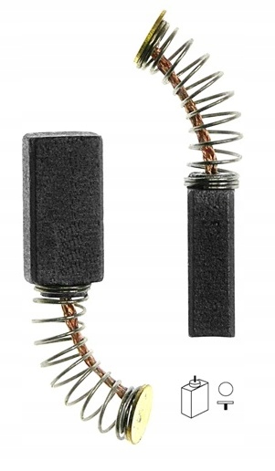 Vhbw 2x Spazzola Carbone Compatibile Con Bosch CSB 650-2 RE (Nr. 0 603