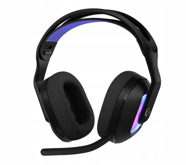 Słuchawki Logitech G522 Lightspeed Rgb Gaming Nauszne Czarne bezprzewodowe