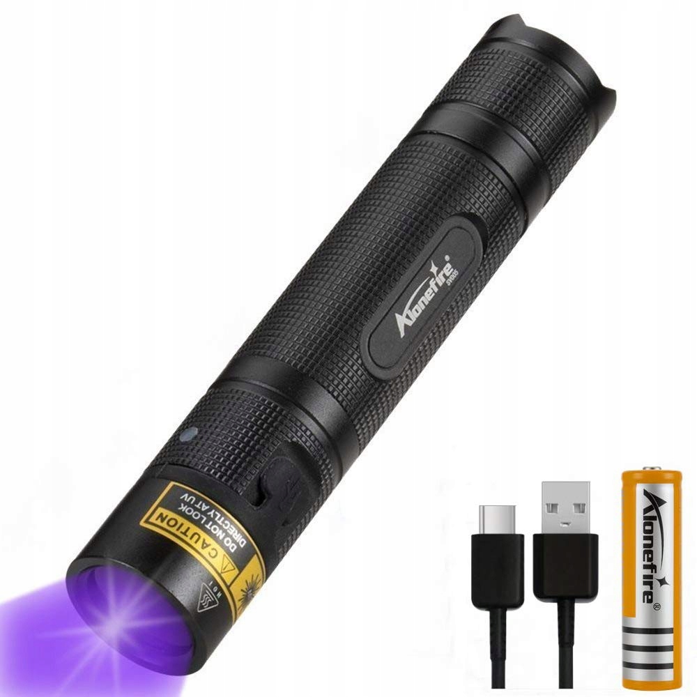 Alonefire SV005 10W 395nm Uv svítilna na Usb