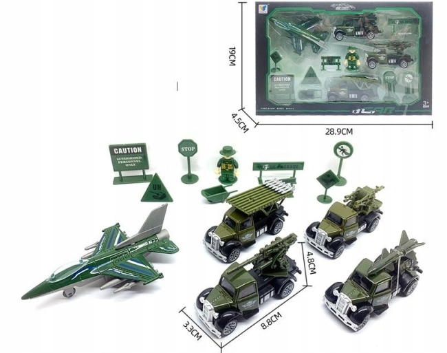 ZESTAW POJAZDÓW METAL Z NAPĘDEM 28,9x19x4,5