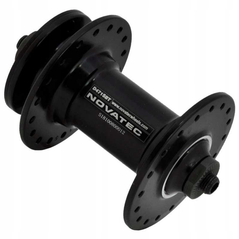 NOVATEC PIASTA PRZÓD D471SBT 9x118 mm 32H ŁOŻ. MASZYNOWE QR TARCZA MTB/XC
