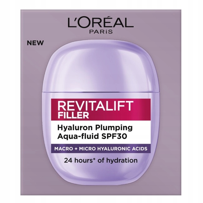 Hydratační krém L'Oréal Paris Revitalift Filler SPF30 lehký 40 ml