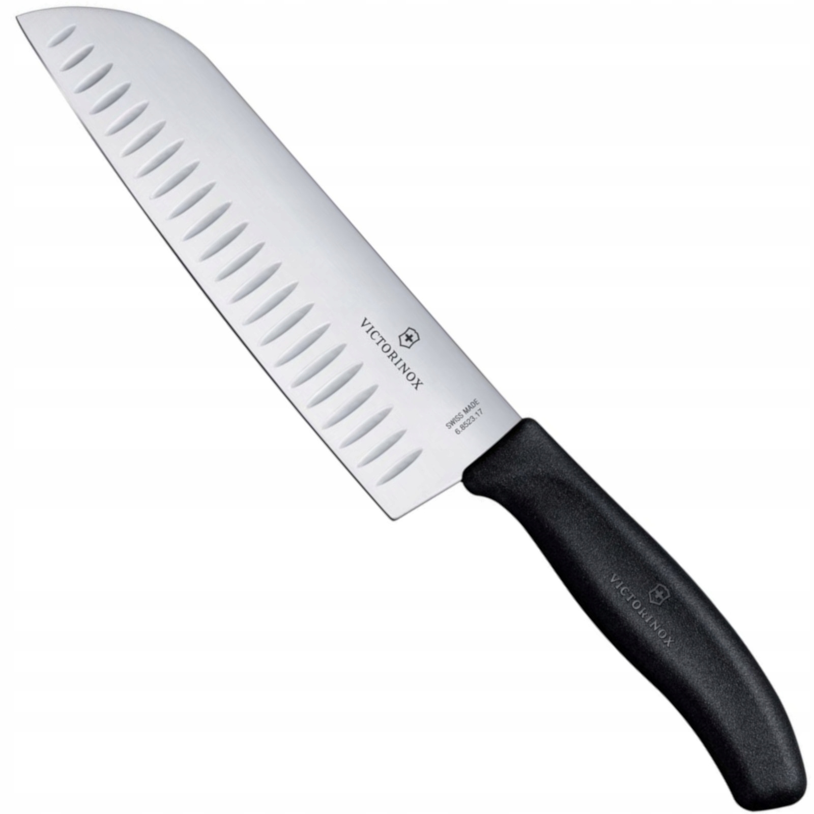 Nôž šéfkuchára Santoku s guľovým výbrusom Swiss Classic, dĺžka 170/298 mm