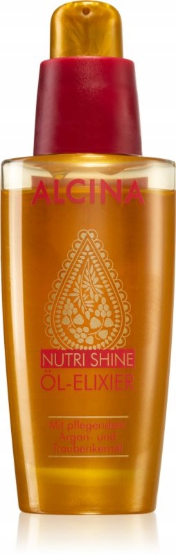 Alcina Nutri Shine Olejový Elixír Na Vlasy 50 ML