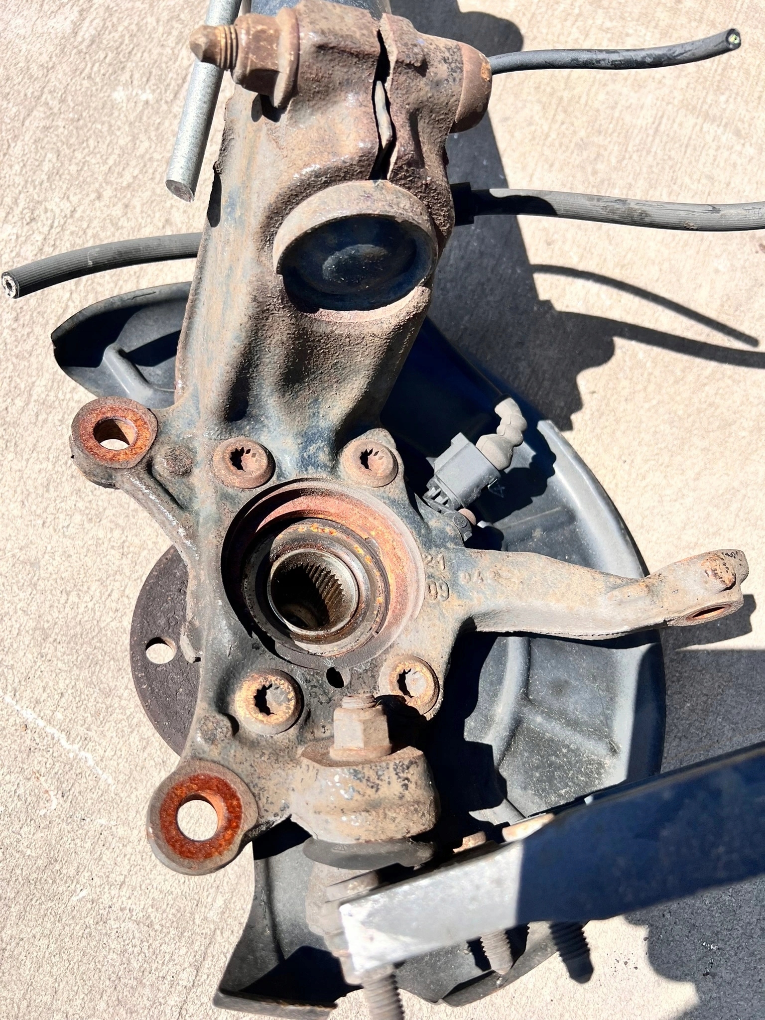 swing right front AUDI A3 VW SKODA 1T0413031DB original