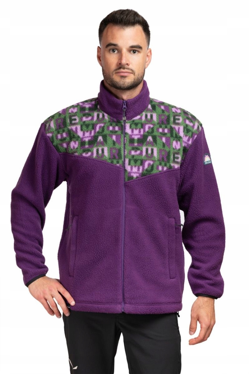 Salewa Pánská trekingová Mikina Eagle Anniversary Fz fialová, velikost Xs