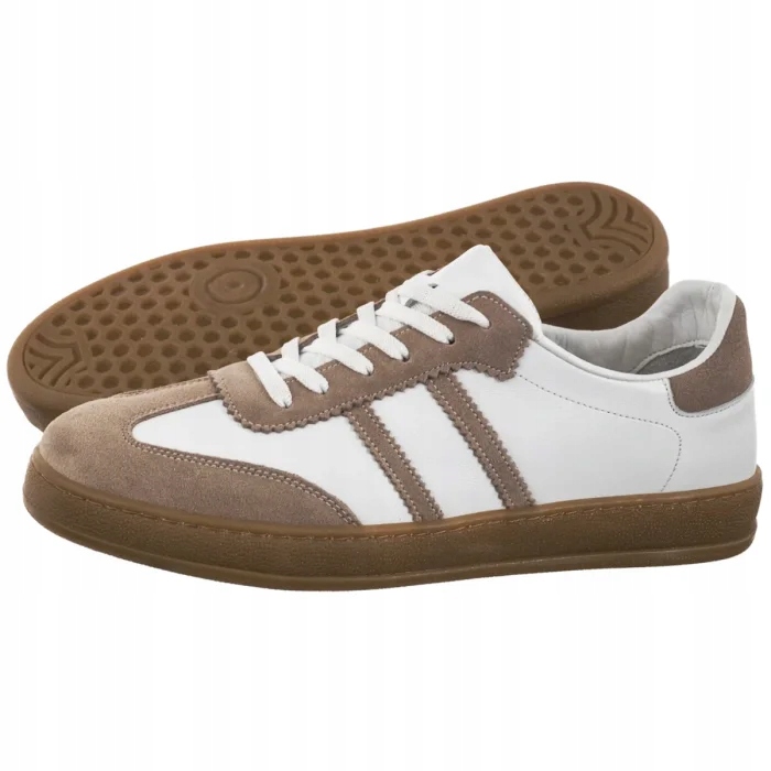 Kožené dámské tenisky Nepeke Anto White, bílé