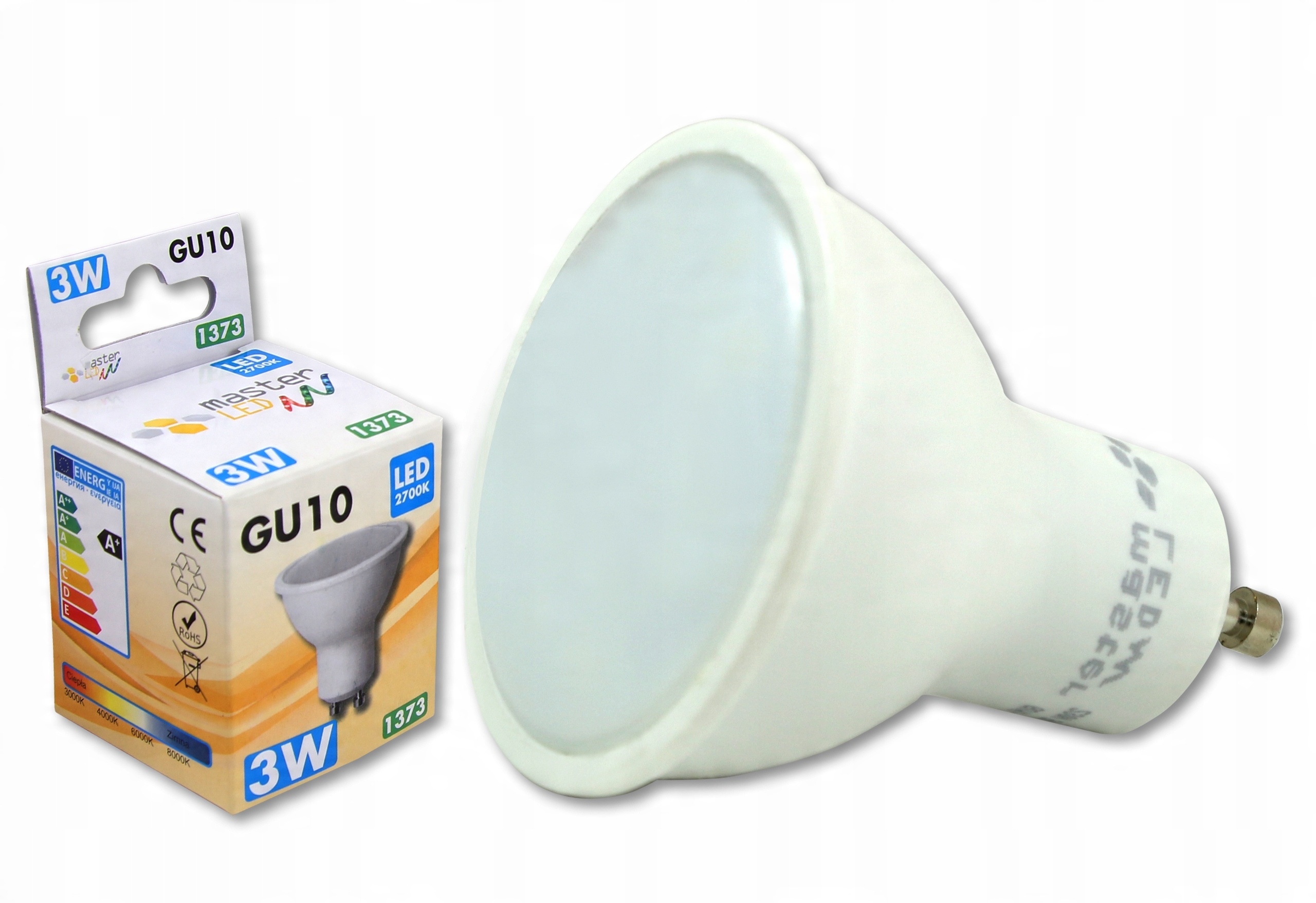 

Żarówka Led dioda GU10 6 Smd 2835 3,2W 3W 230V