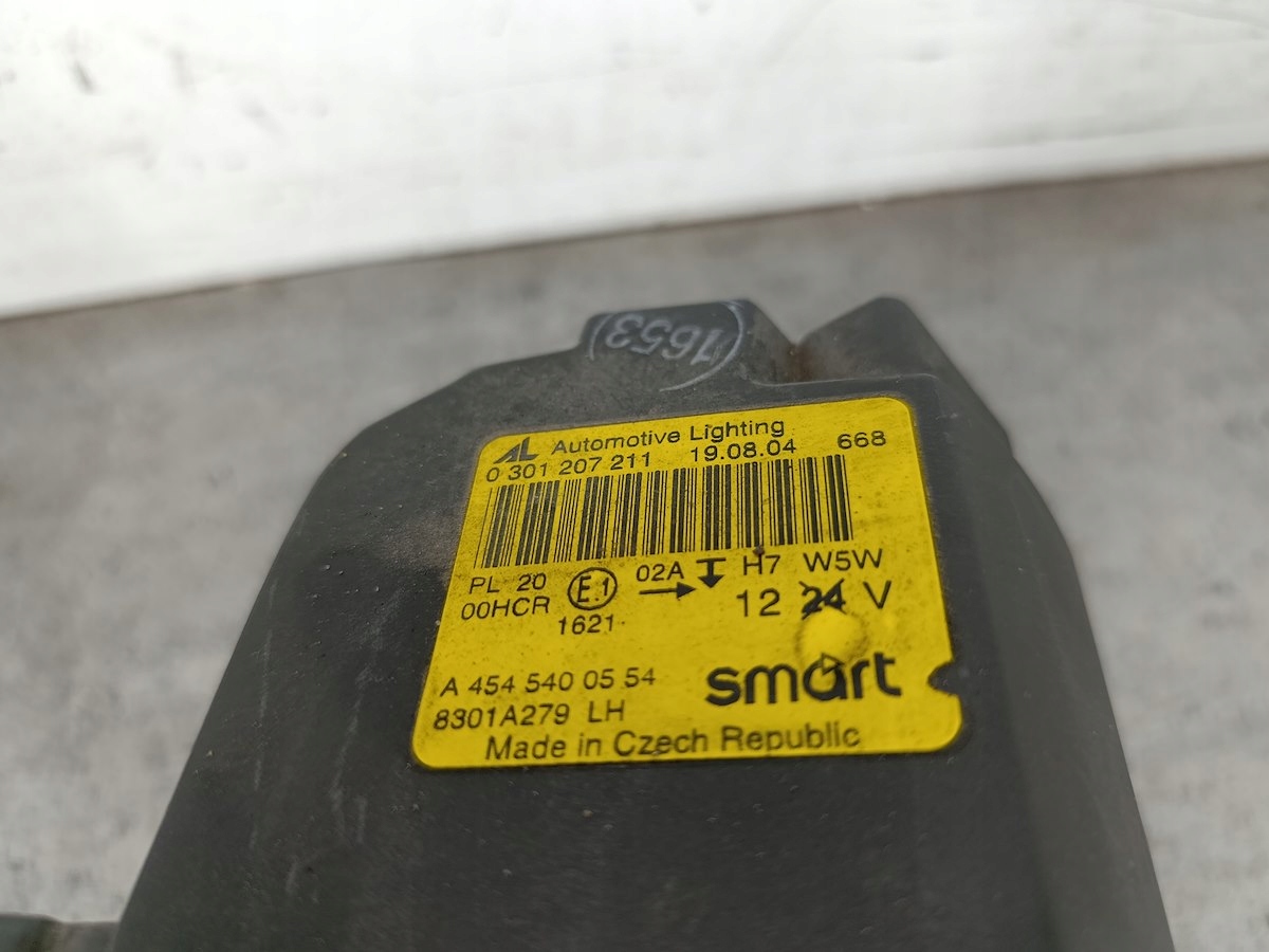 фара левая SMART FORFOUR и A4545400554 0301207211 AL