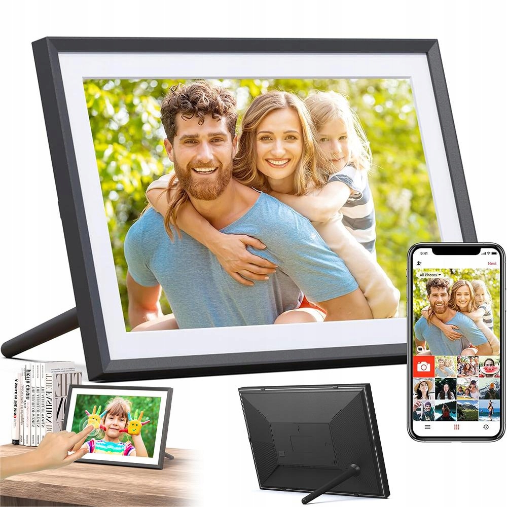 Digitální Rámeček 10.1 palců 1280 x 800, Ips, vestavěný senzor gravitace