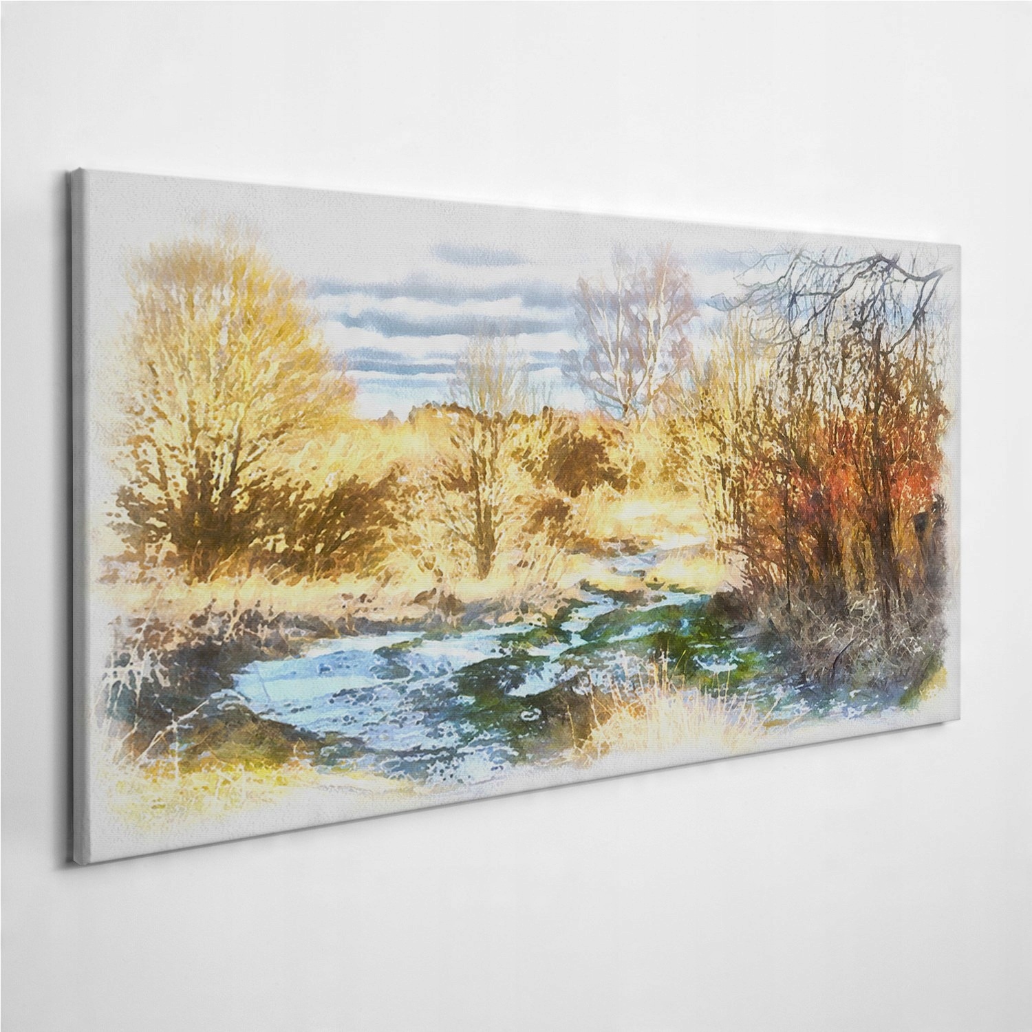 

Zdjęcie na płótnie Las Krajobraz Jezioro 120x60 cm