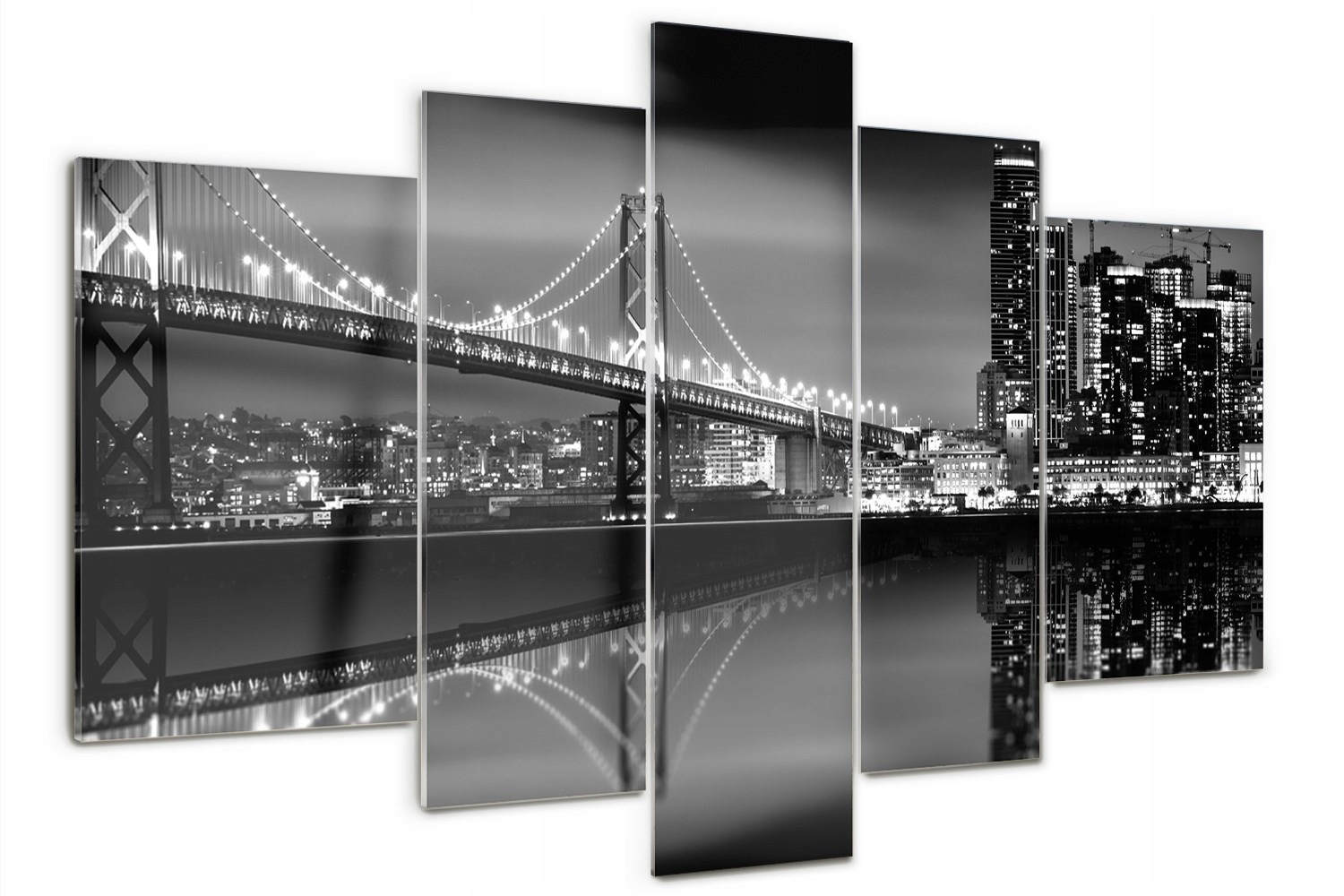 

Obraz szklany tryptyk San Francisco nocą