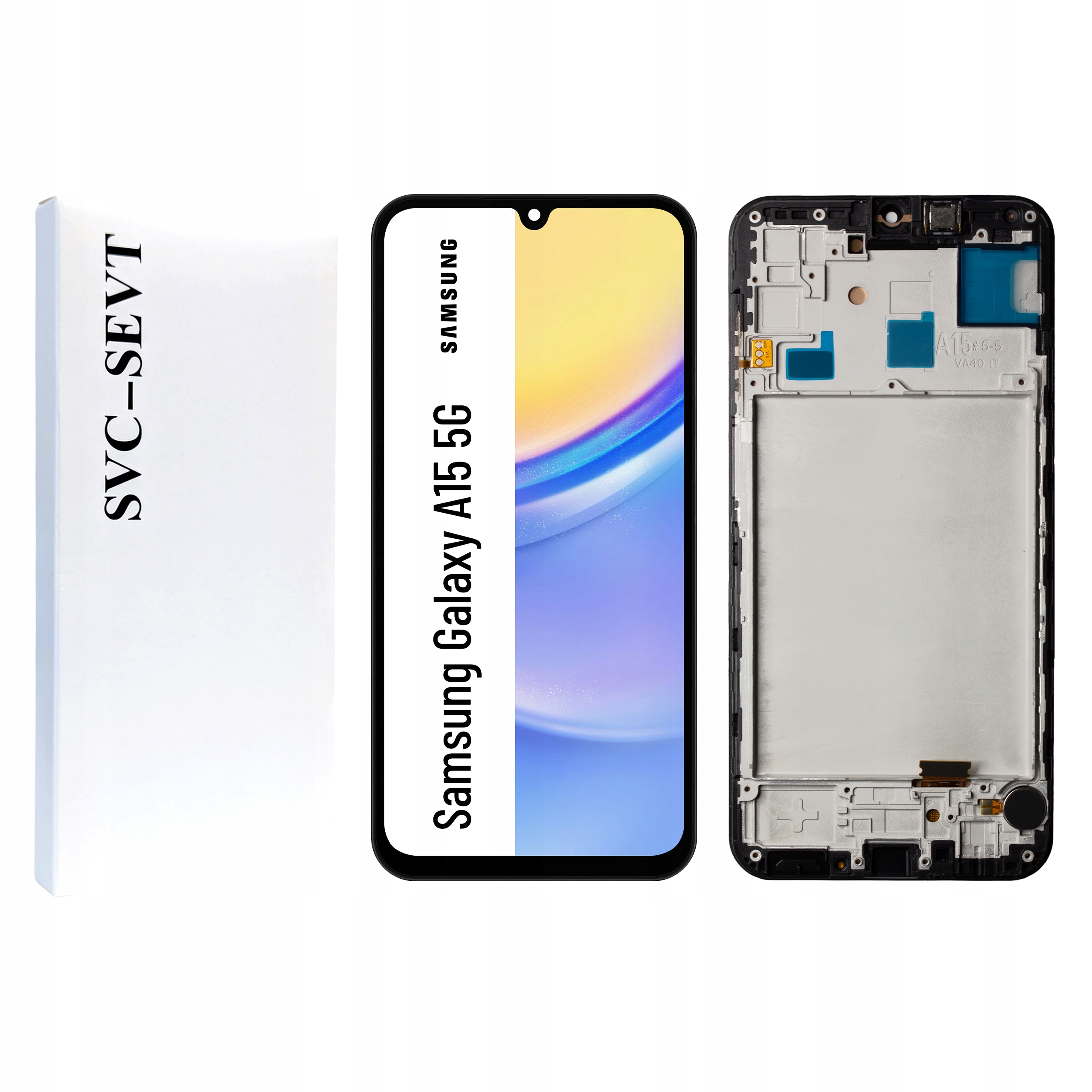 Displej s rámečkem pro Samsung A15 5G Originál Zila Display Panel LCD