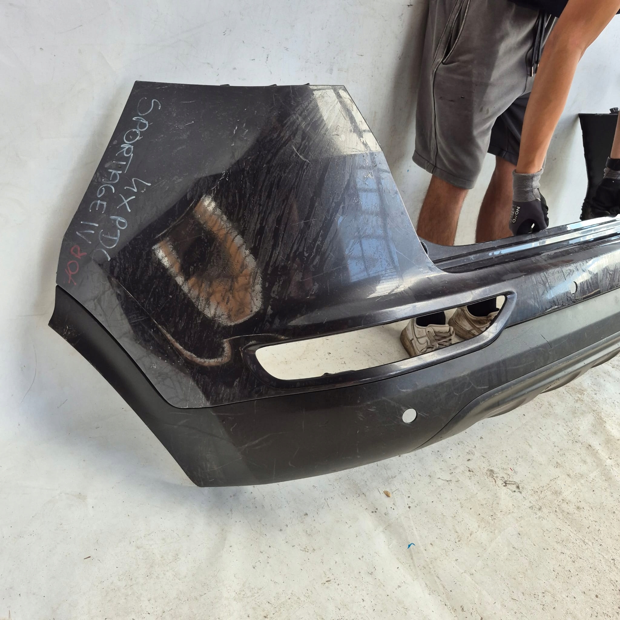 KIA SPORTAGE IV 4 15-18 bumper rear part rear 4XPDC