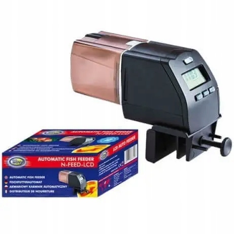 Levně Automatické krmítko Aqua Nova pro akvária N-feed LCD
