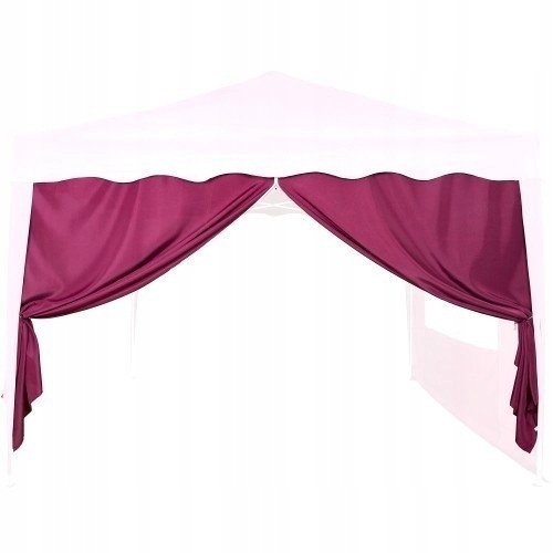 BORDOWA ŚCIANKA WEJŚCIOWA NA SUWAK DO PAWILONU Szerokość 3 m