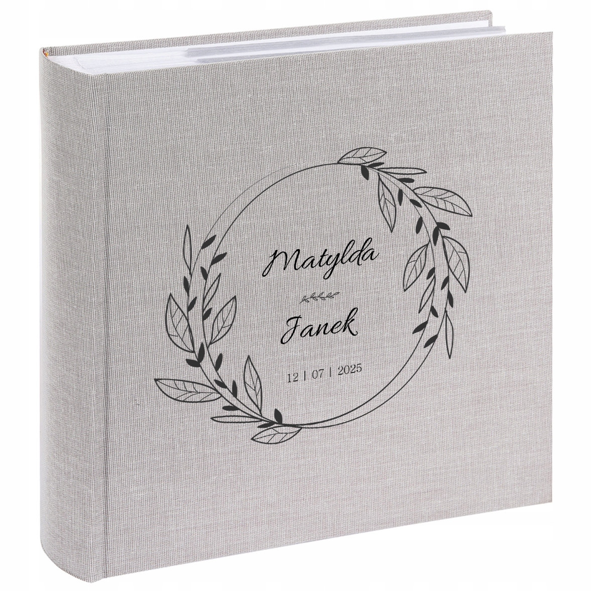 Svatební Album Na Fotografie s personalizovaným potiskem 200 fotografií Goldbuch