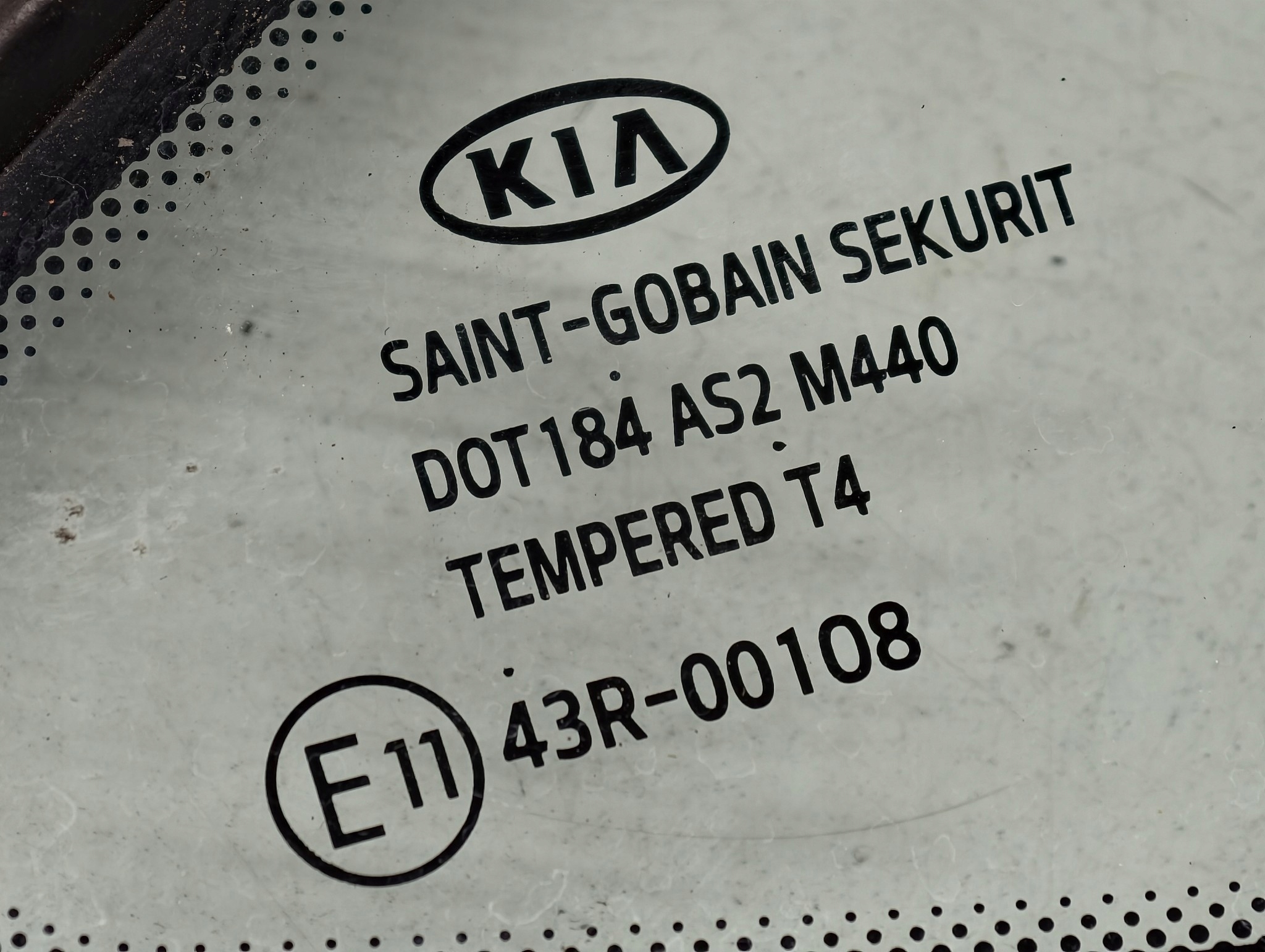 KIA CEED II 12-18 window bodywork TROJKAT left front 86180-A2100