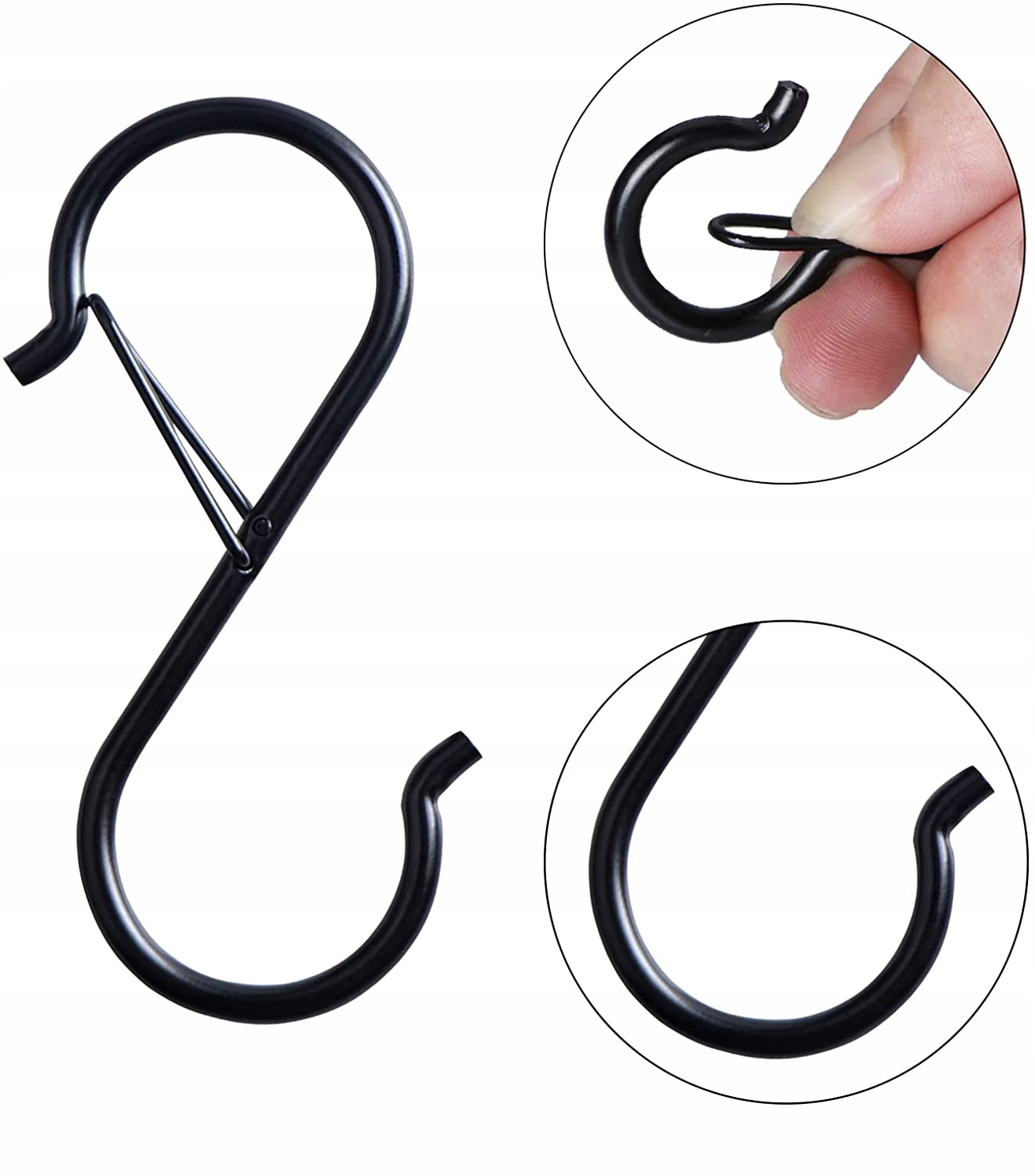 10x HAK HACZYK KSZTAŁT S WIESZAK DO DRĄŻKA RURKI Marka inna