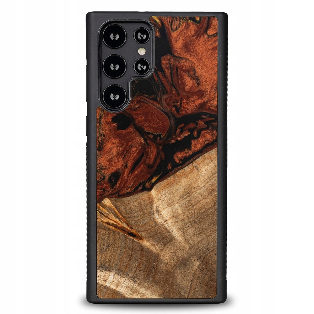 Pouzdro Bewood Unique pro Samsung Galaxy S22 Ultra 4 živly Oheň