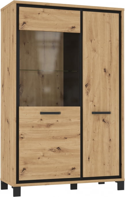 

Witryna Szklana Stojąca Design do Salonu Trondheim