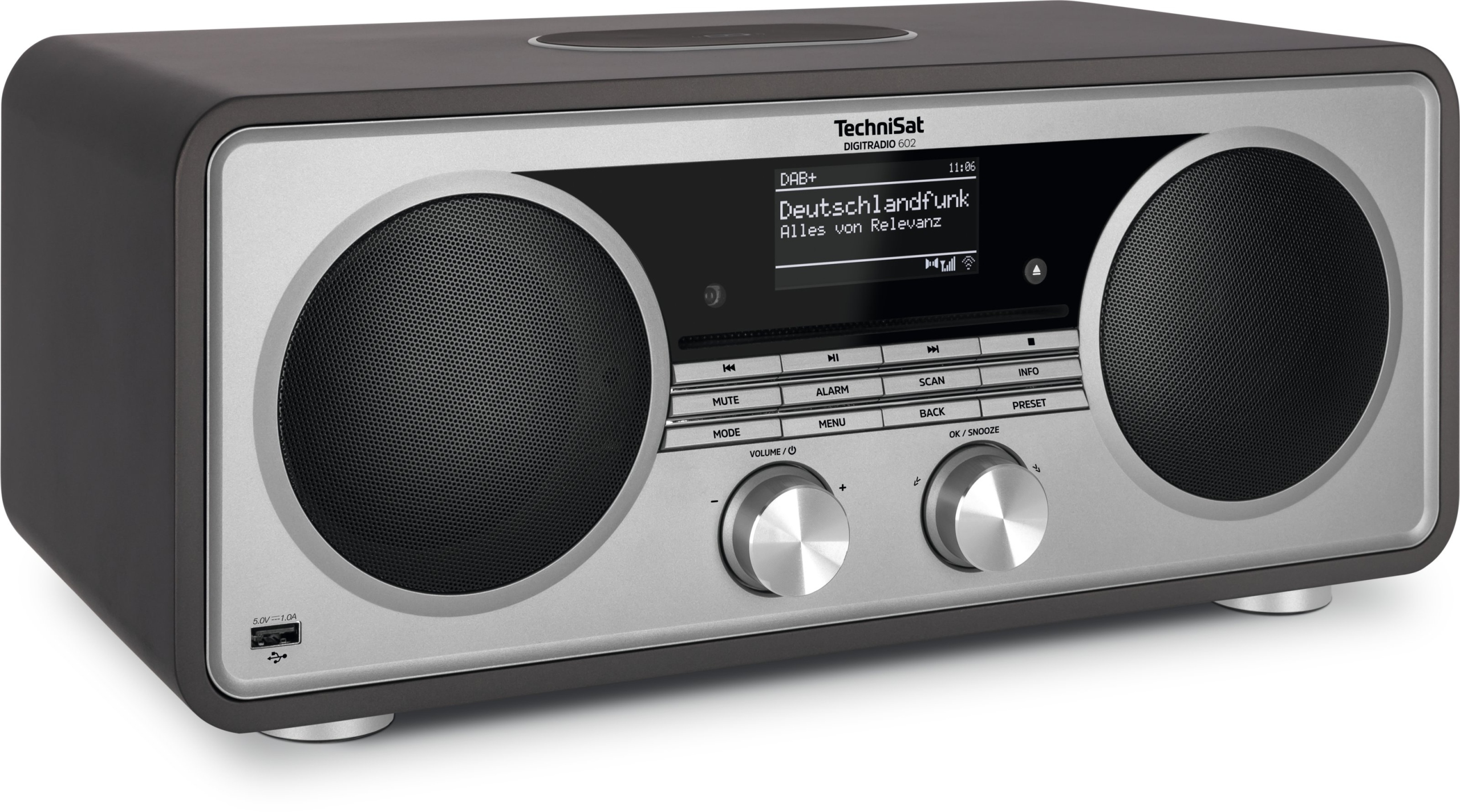 Radio Internetowe WiFi DAB+ FM Bluetooth USB MP3 Odtwarzacz CD Spotify 602 Model Technisat DigitRadio CD Radio WiFi DAB+ FM Spotify