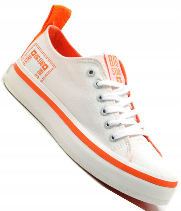 

Trampki Damskie Big Star Białe FF274A065 R39