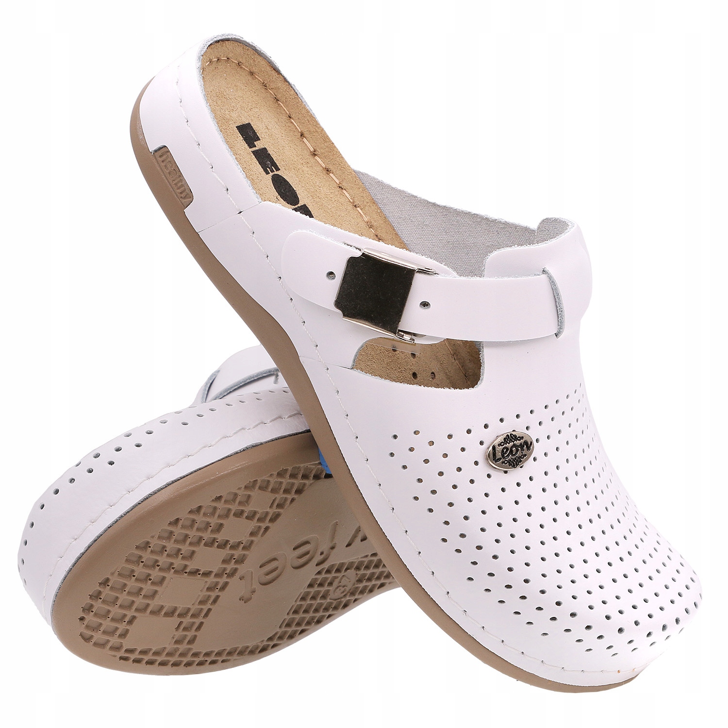 Leon klapki medyczne damskie LE-950 euroobuwie