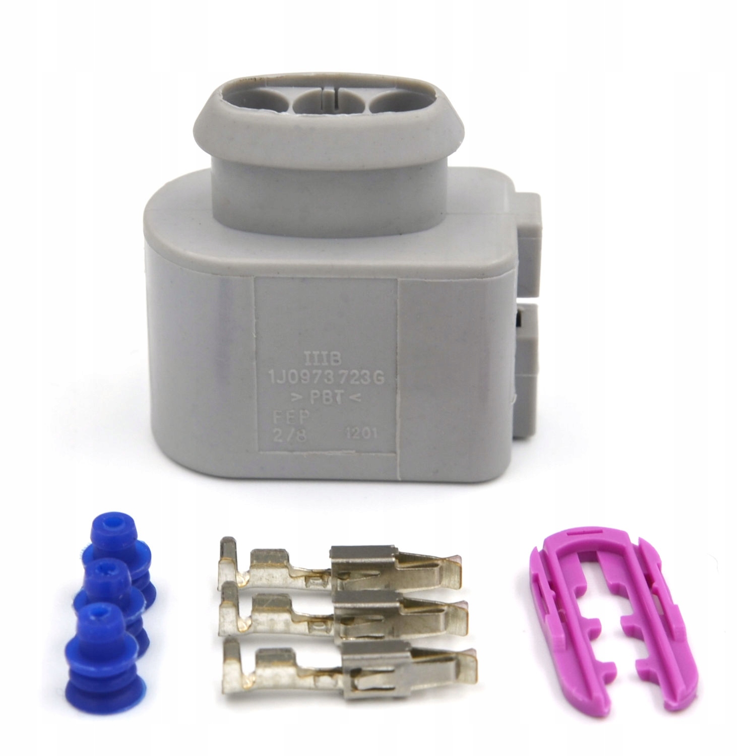 Złącze VAG3.5 3PIN SZARE Żeńskie Komplet 1J0973723 Typ samochodu 4x4/SUV Samochody osobowe Samochody dostawcze Samochody ciężarowe Samochody kempingowe Autobusy Niezdefiniowany