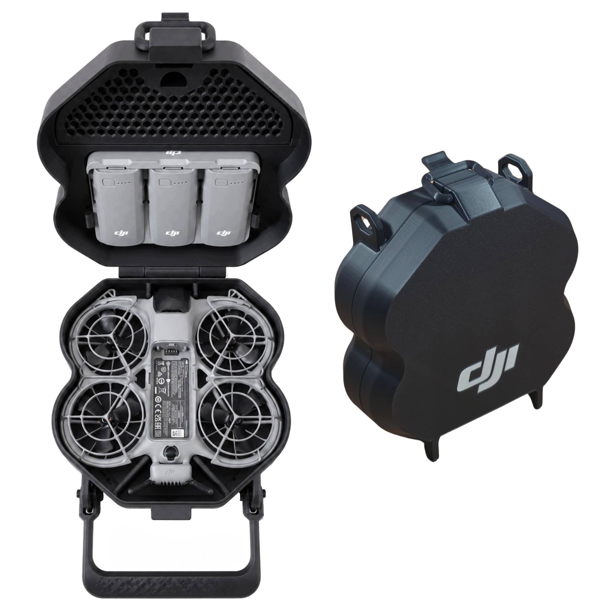 Pouzdro pro drony Dji Avata 2 Ochranný kufr na nabíječku a 3 baterie Pouzdro