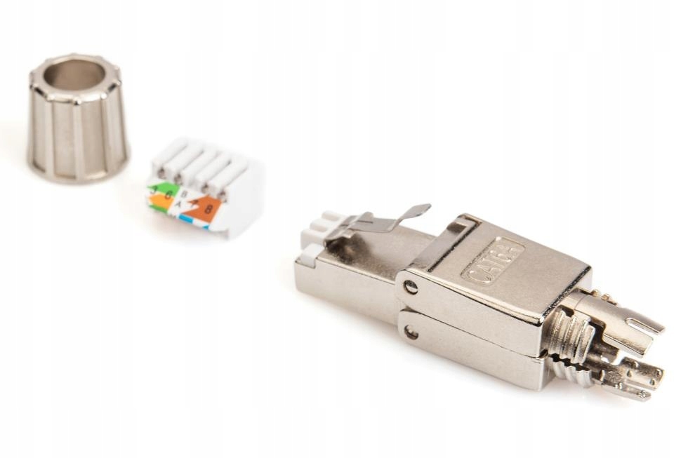 Digitus Wtyk RJ45 Digitus kat. 6A PoE 10GbE ekran.