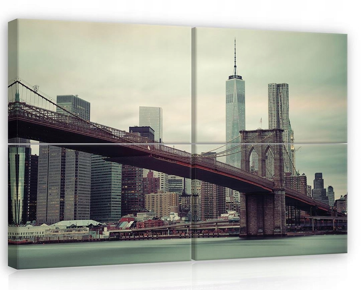 Obraz Na Plátne Canvas 120x80 Manhattan New York Mesto Panoráma