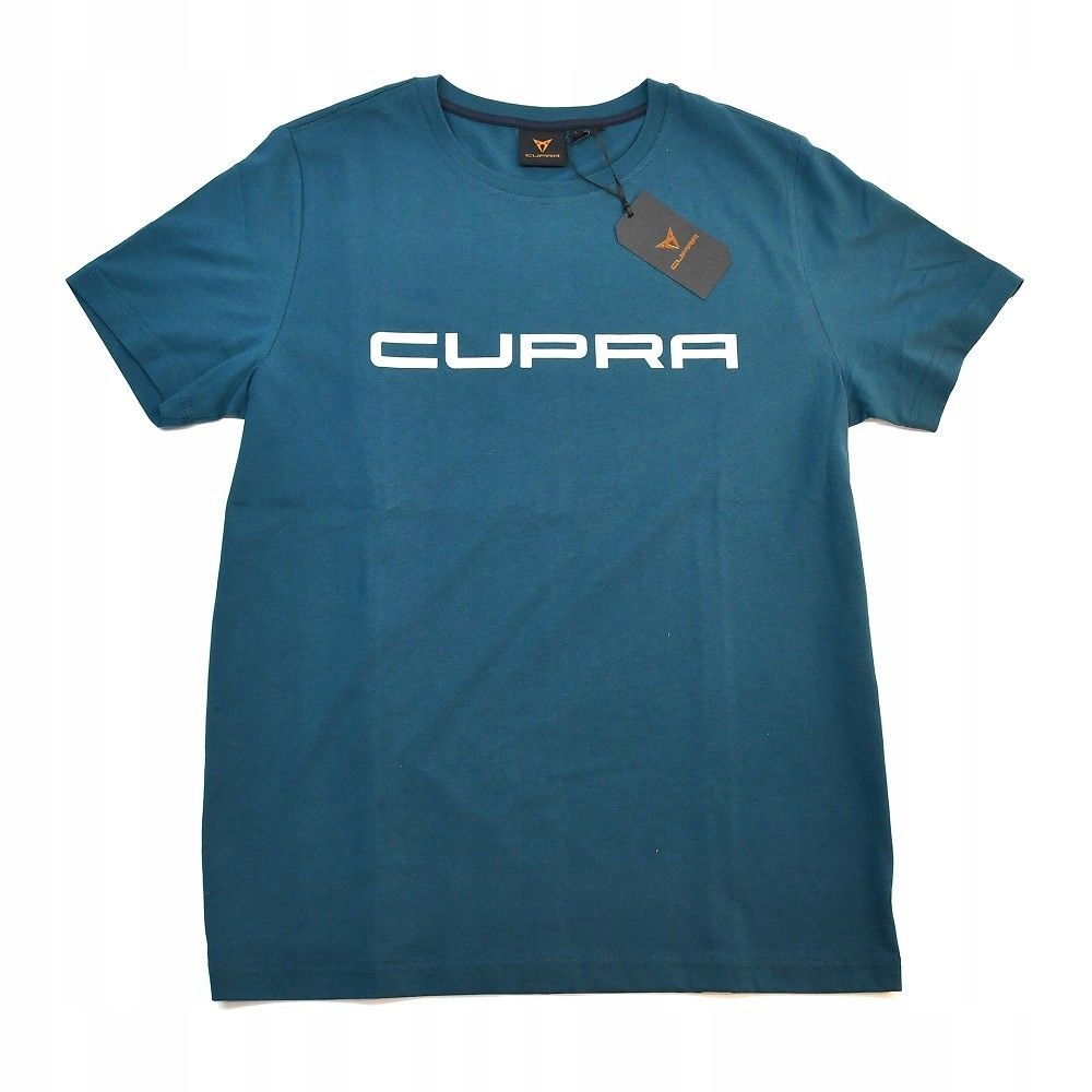 

T-shirt Cupra Logo Petrol Blue Rozm. L Oryginał Oe