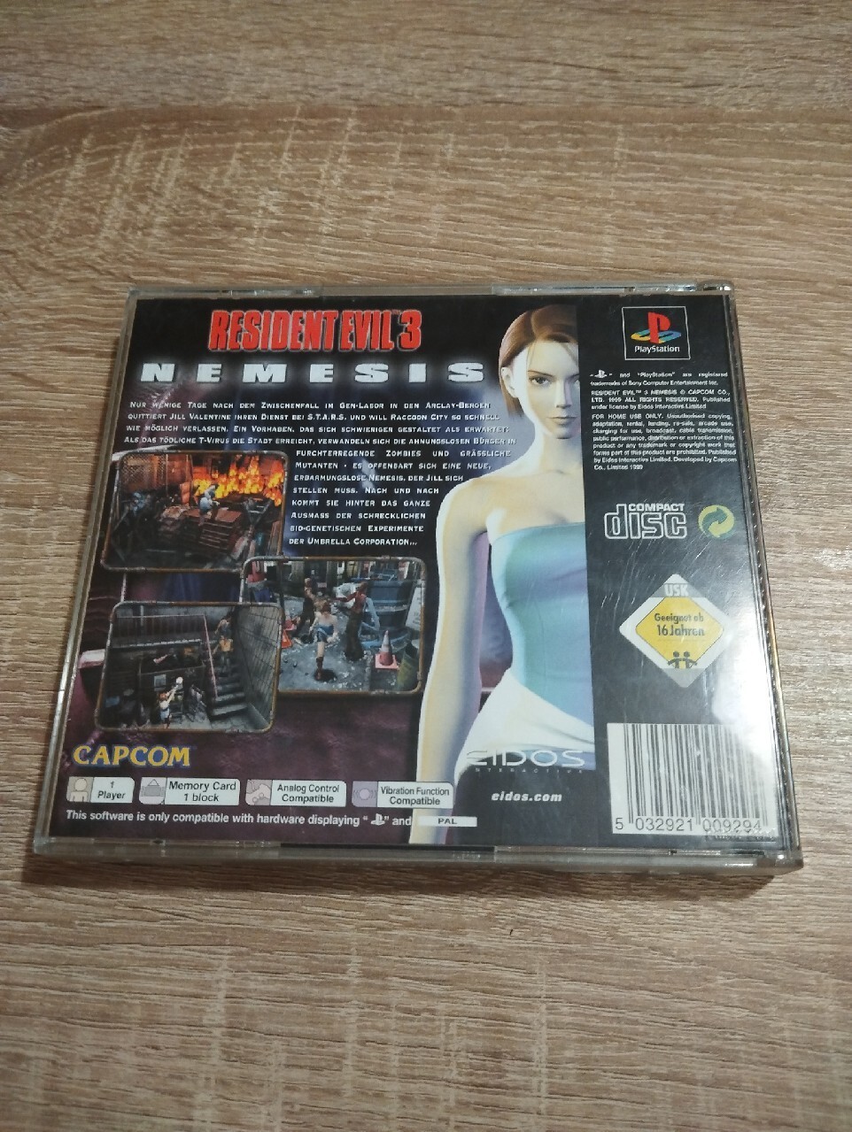 Resident Evil 3 Nemesis PlayStation PSX