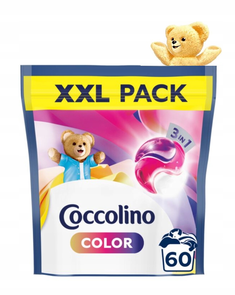 Levně Coccolino Care Color Kapsle na praní barevných tkanin 3v1 60 praní