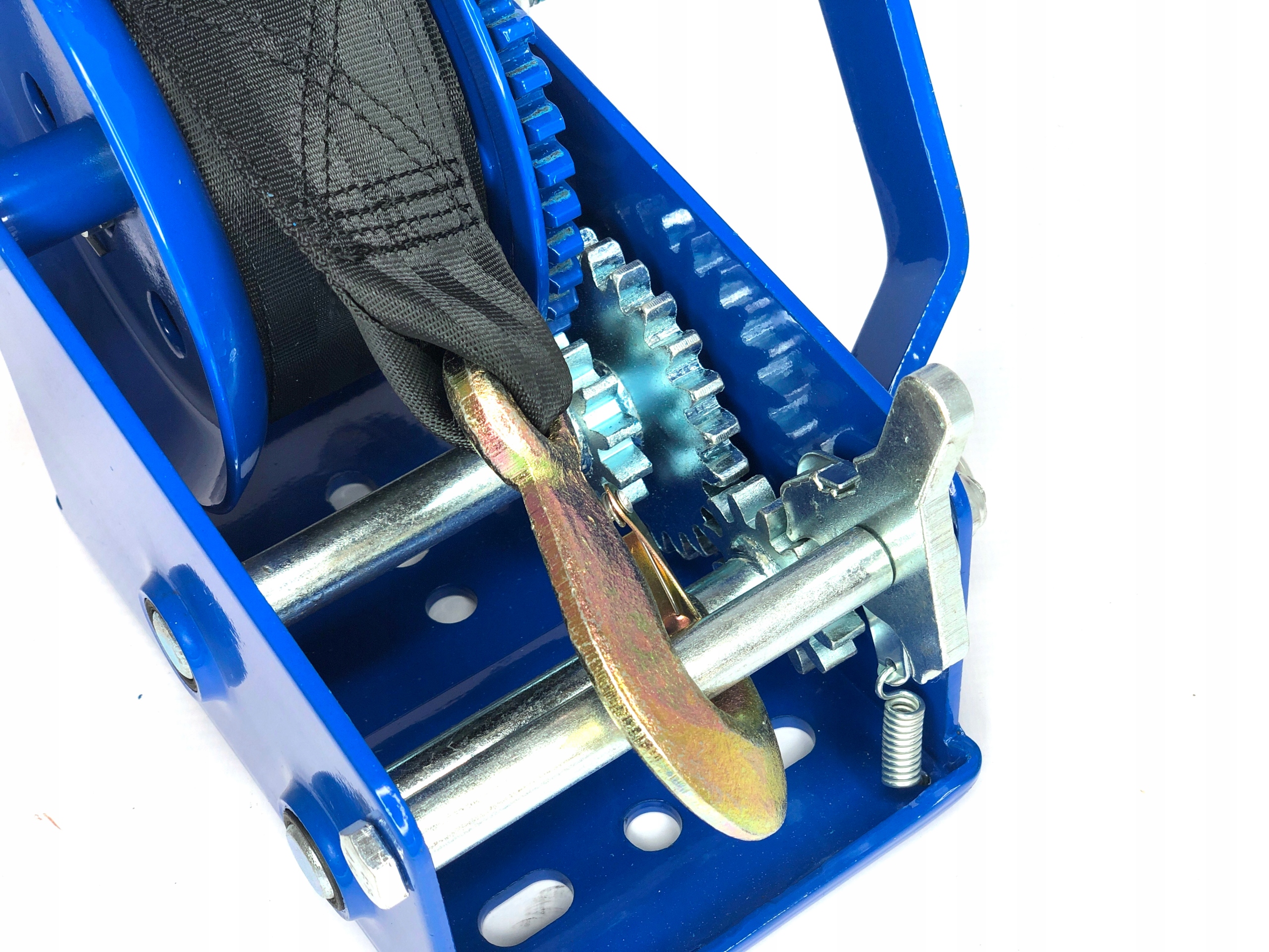 WYCIĄGARKA PASOWA RĘCZNA 725 kg WCIĄGARKA KOROWA Waga produktu z opakowaniem jednostkowym 5 kg