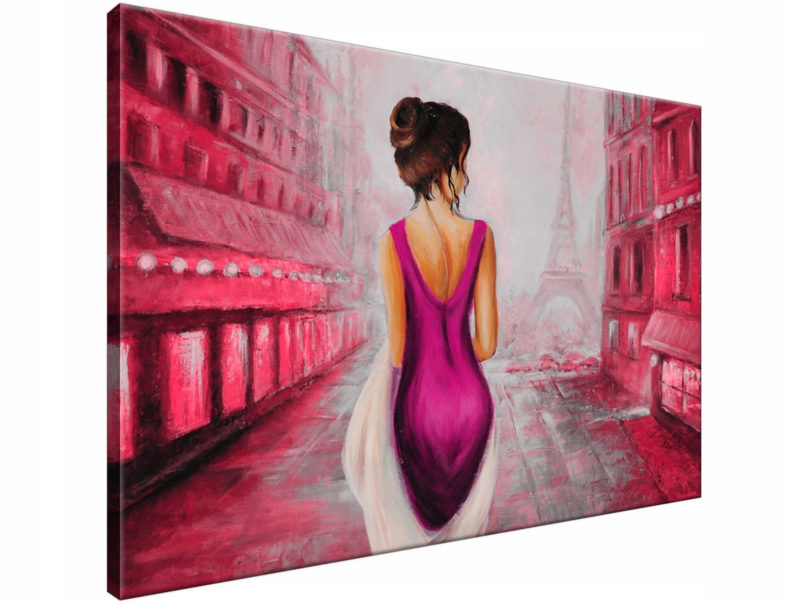 

Obraz drukowany Spacer w Paryżu w różu 90x60 wejdź