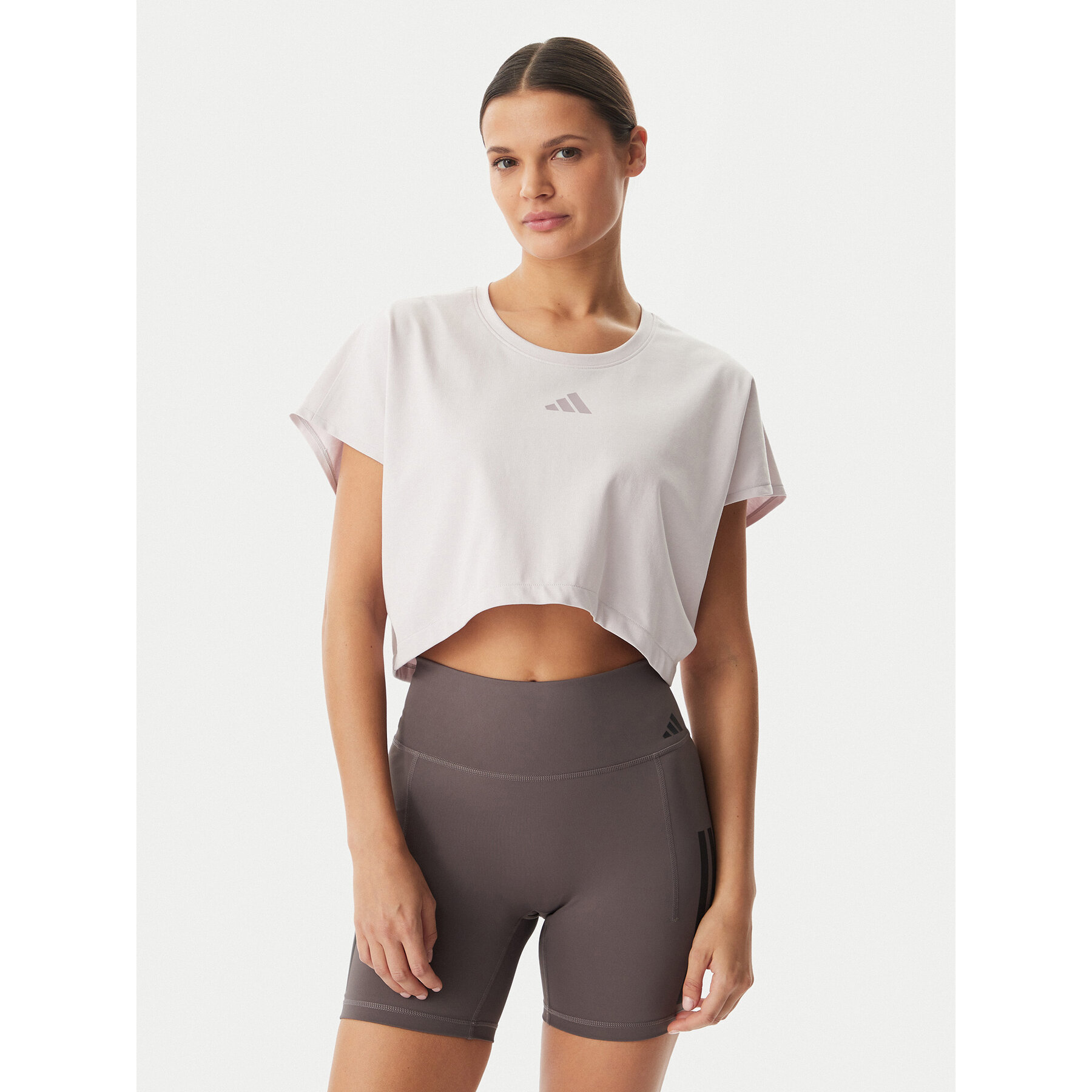 Damskie T-Shirt KE8052 fioletowy
